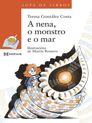 cover image of A nena, o monstro e o mar